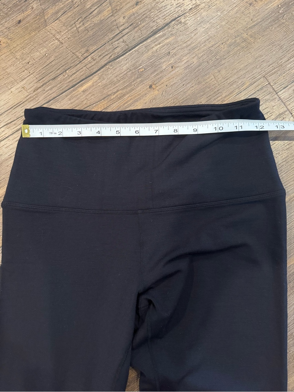 Unbound Merino Classic Black Merino Wool Active Outdoor Leggings Sz M Euc - Picture 4 of 6
